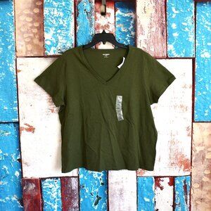 Women's Old Navy EveryWear V-Neck T-Shirt XLARGE Alpine Tundra NEW